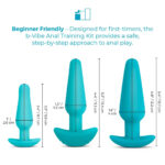 b-vibe Anal Training Kit & Education Set - Teal