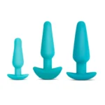b-vibe Anal Training Kit & Education Set - Teal