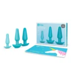 b-vibe Anal Training Kit & Education Set - Teal