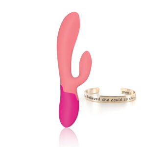 Rianne S Xena Heating Rabbit Vibrator Coral Rose