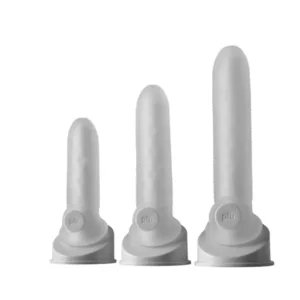 Perfect Fit Fat Boy Micro Rib Penis Sheaths 5.5, 6.5, and 7.5-inches side-by-side vertically