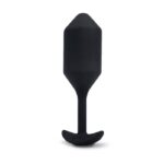 b-vibe vibrating snug plug | Size 4 - Black