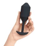 b-vibe vibrating snug plug | Size 4 - Black