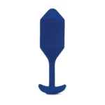 b-vibe vibrating snug plug | Size 4 - Navy Blue