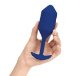 b-vibe vibrating snug plug | Size 4 - Navy Blue