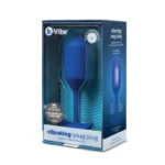 b-vibe vibrating snug plug | Size 4 - Navy Blue