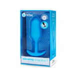 b-vibe vibrating snug plug | Size 3 - Blue