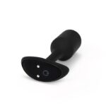 b-vibe vibrating snug plug | Size 2 - black