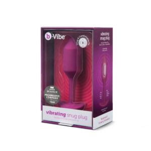 b-vibe vibrating snug plug | Size 2 - Rose