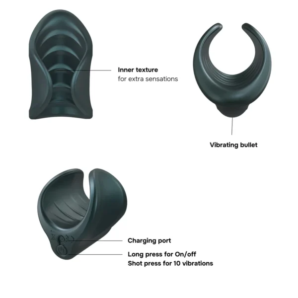 Man Wand Vibrating Masturbator Starter