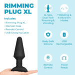 b-Vibe Rimming Plug XL Remote Control Vibrating Butt Plug