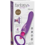 Fantasy for Her Ultimate Pleasure oral suction vibrator with curved G-spot handle