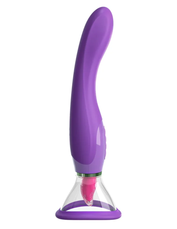 Fantasy for Her Ultimate Pleasure oral suction vibrator with curved G-spot handle