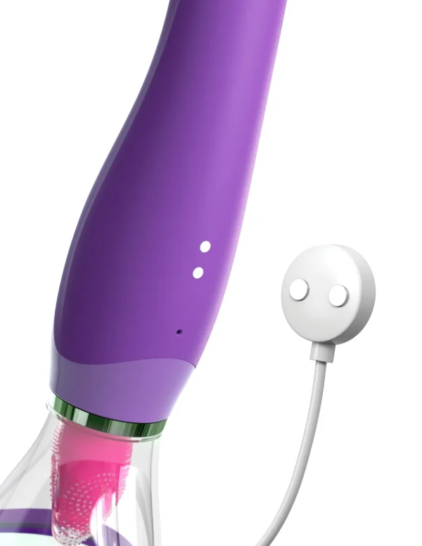 Fantasy for Her Ultimate Pleasure oral suction vibrator with curved G-spot handle
