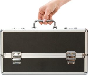 BMS Factory Large Lockable Sex Toy Storage Box - Black