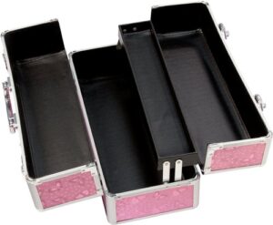 BMS Factory Large Lockable Sex Toy Storage Box Opened - Pink