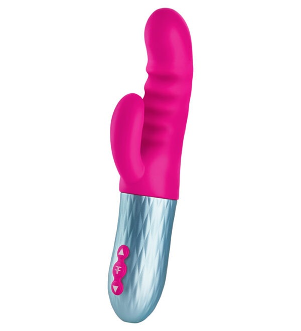 FemmeFunn Essenza Thrusting Rabbit Vibrator - Pink