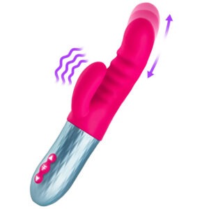 FemmeFunn Essenza Thrusting Rabbit Vibrator - Pink