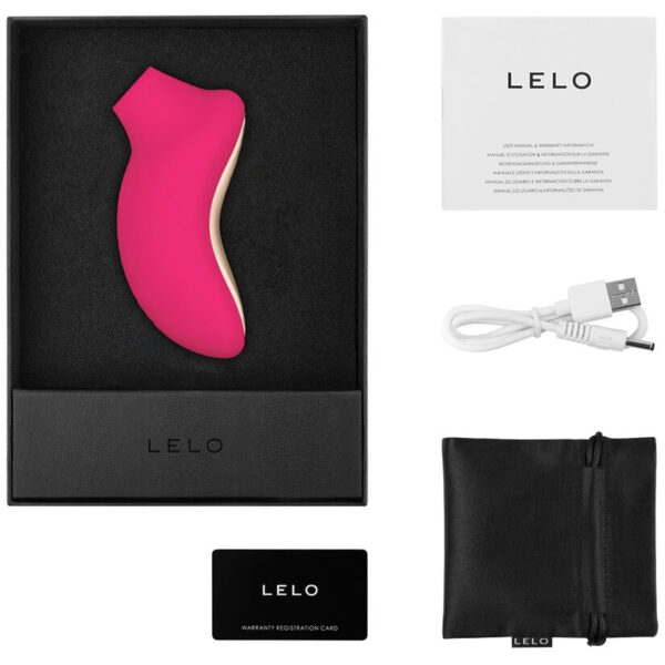 LELO Sona 2 Sonic Clitoral Massager - Cerise
