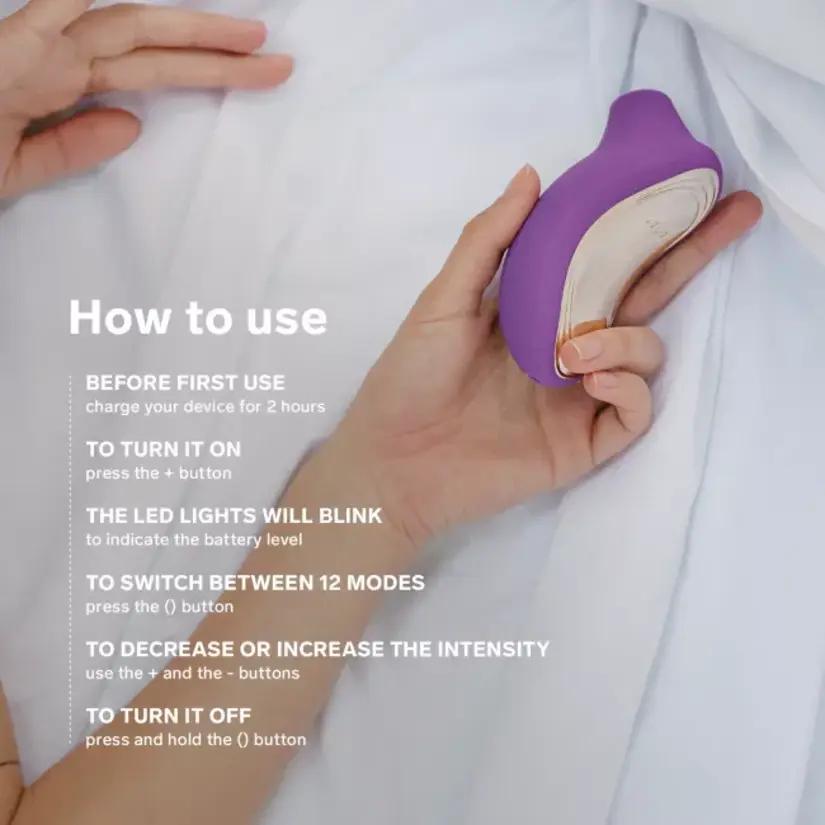 LELO Sona 2 Sonic Clitoral Massager - How to Use
