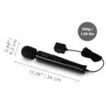 Le Wand Plug-In Vibrating Massager - Black