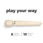 Le Wand Plug-In Vibrating Massager - Cream