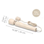 Le Wand Plug-In Vibrating Massager - Cream