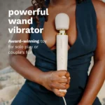 Le Wand Plug-In Vibrating Massager - Cream - Powerful Wand Vibrator