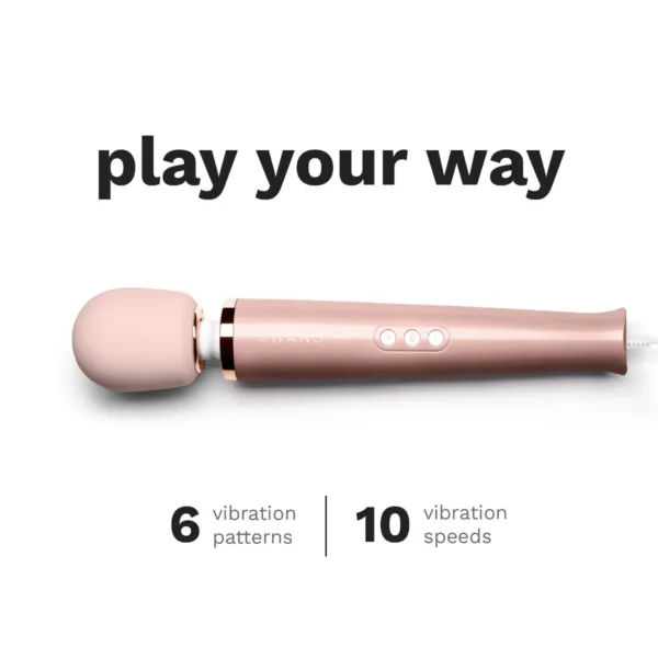 Le Wand Plug-In Vibrating Massager - Rose Gold