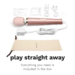 Le Wand Plug-In Vibrating Massager - Rose Gold