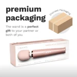 Le Wand Plug-In Vibrating Massager - Rose Gold - Premium Packaging