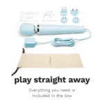 Le Wand Plug-In Vibrating Massager - Sky Blue