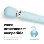 Le Wand Plug-In Vibrating Massager - Sky Blue - Wand Attachment Compatible