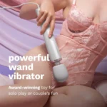Le Wand Plug-In Vibrating Massager - White - Powerful Wand Vibrator
