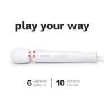 Le Wand Plug-In Vibrating Massager - White