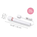 Le Wand Plug-In Vibrating Massager - White