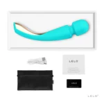 LELO Smart Wand 2 Large External Vibrator - AQUA