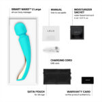 LELO Smart Wand 2 Large External Vibrator - AQUA