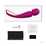 LELO Smart Wand 2 Large External Vibrator - Deep Rose