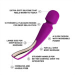 LELO Smart Wand 2 Large External Vibrator - Deep Rose