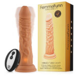 FemmeFunn Vortex Wireless Turbo Shaft Realistic Vibrator - Vanilla