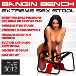 Lovebotz Extreme Restraints Banging Bench Sex Stool