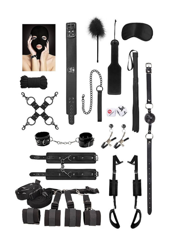 Shots Ouch! Advanced Bondage Kit - Black