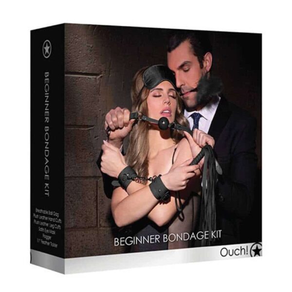 Shots Ouch! Beginners Bondage Kit - Black