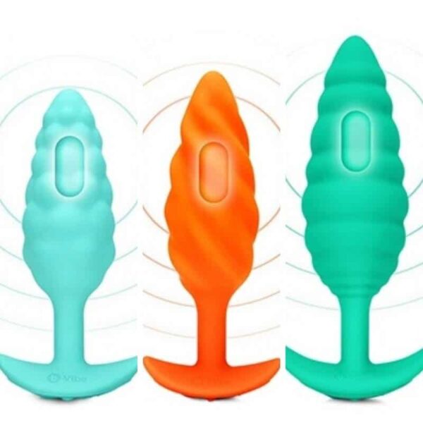 b-Vibe Texture Vibrating Anal Plug