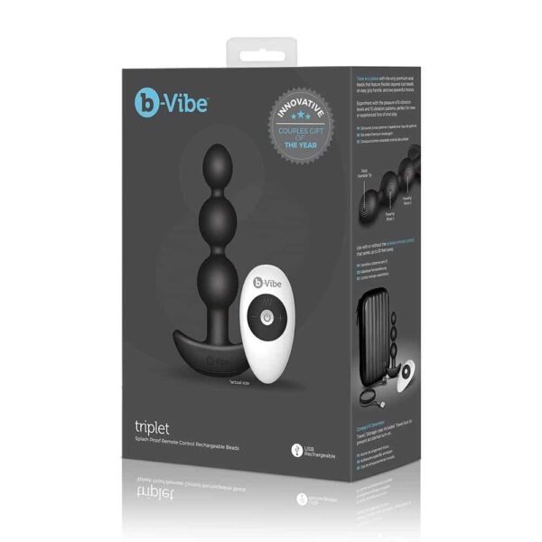 b-Vibe Triplet Vibrating Anal Beads