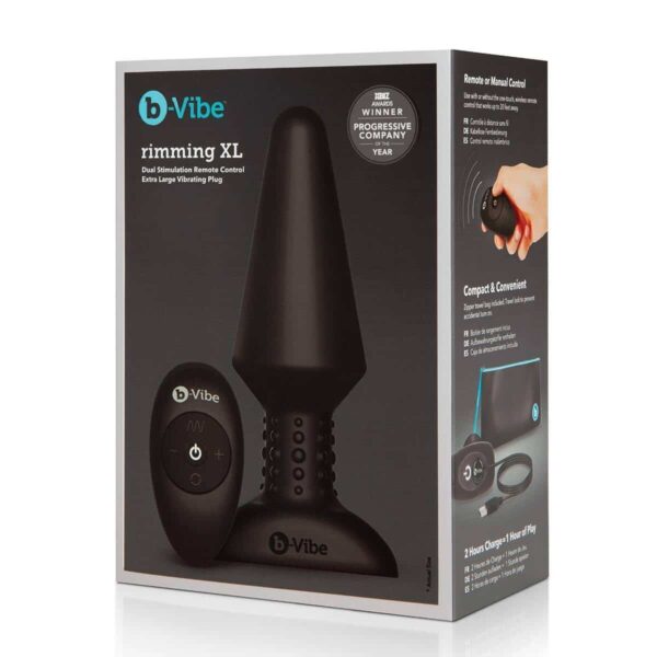 b-Vibe Vibrating Rimming Anal Plug XL
