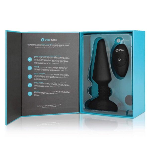 b-Vibe Vibrating Rimming Anal Plug XL