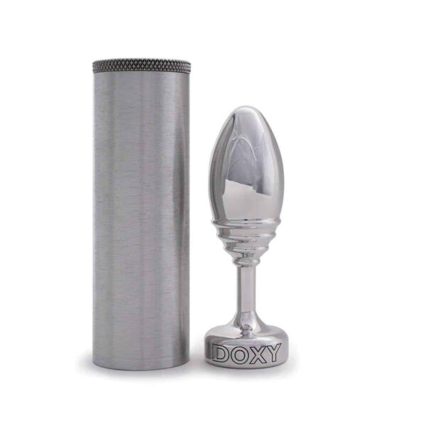 Doxy Metal Anal Plug - Ribbed Texture