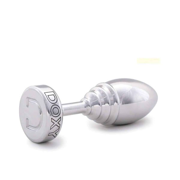 Doxy Metal Anal Plug - Ribbed Texture